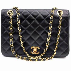 CHANEL シャネル マトラッセ フルフラップ ラムスキン ターンロック ココマーク チェーンショルダーバッグ</a></h3>
                        
                        